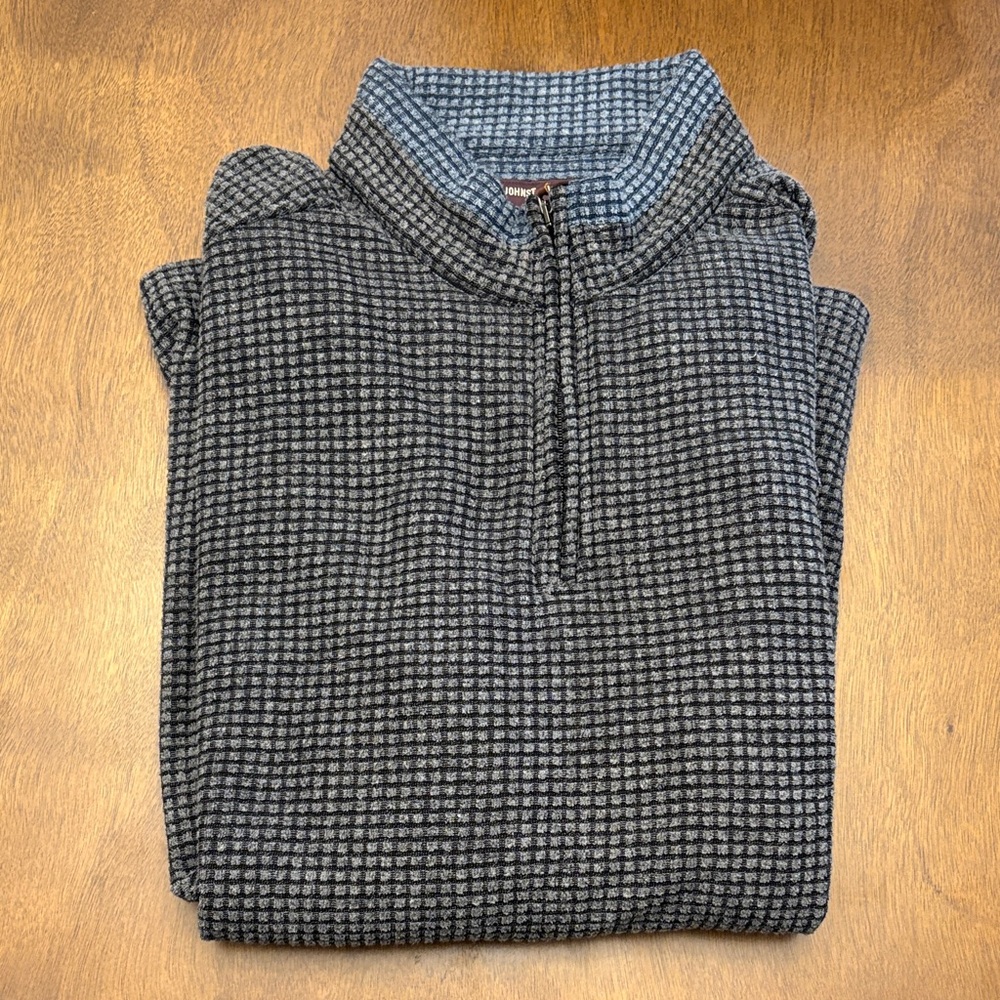 Gray Quarter-Zip Pullover